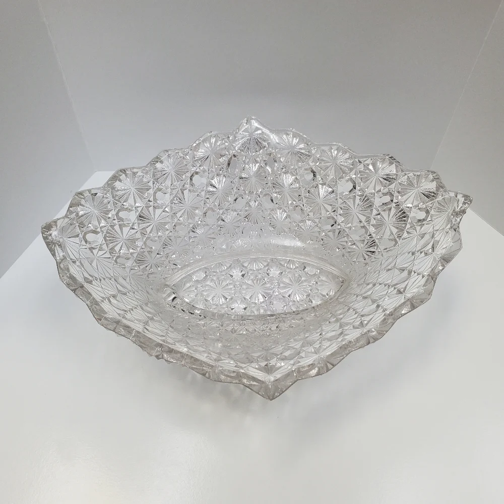 Cut glass dish